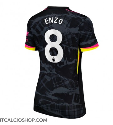 Chelsea Enzo Fernandez #8 Terza Maglia Femmina 2024-25 Manica Corta